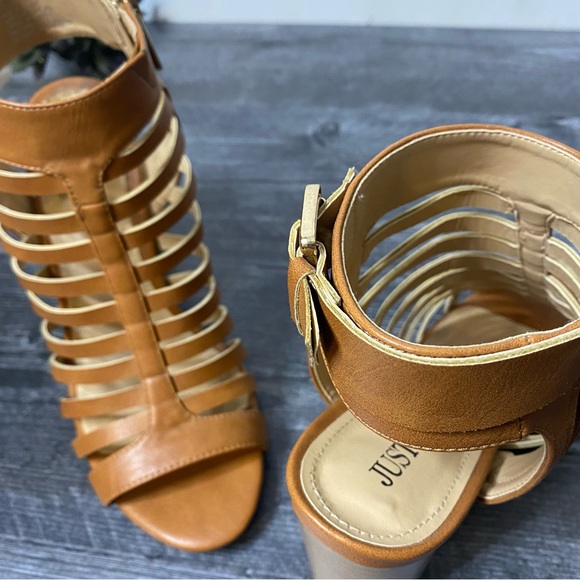 JustFab Beja Gladiator Heels - Picture 11 of 15
